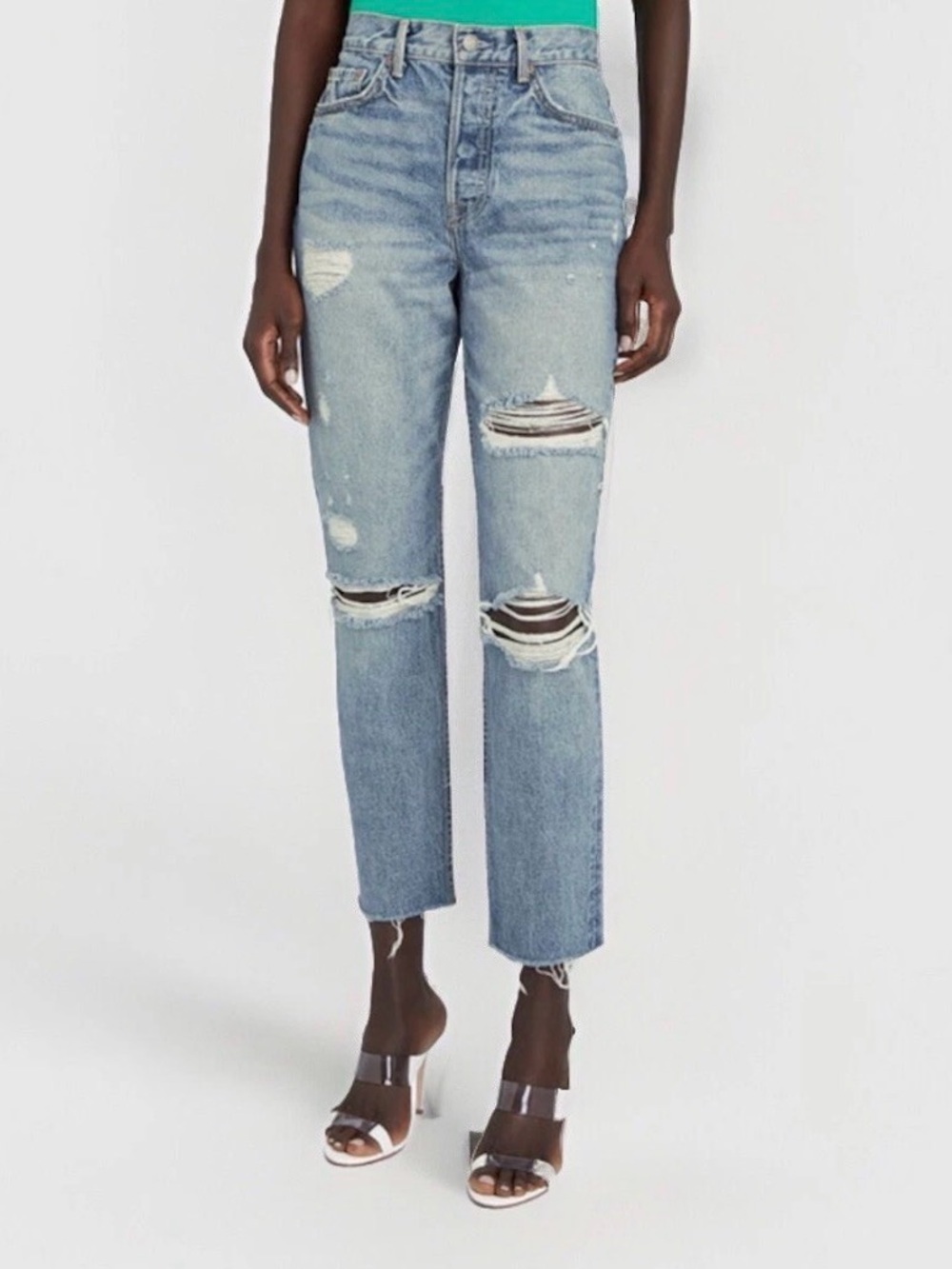 GRLFRND Collective Karolina Denim Jeans distressed women’s 31